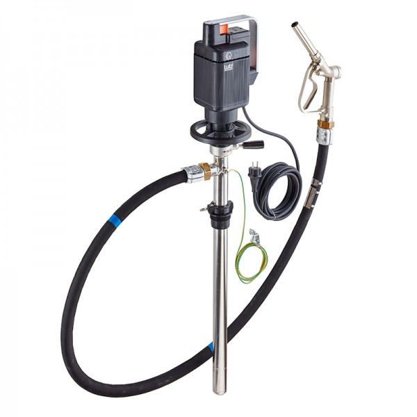 Pump Set for residual emptying - solvent